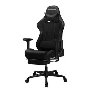 Chaise gamer Soupex Imitation cuir / Acier - Noir