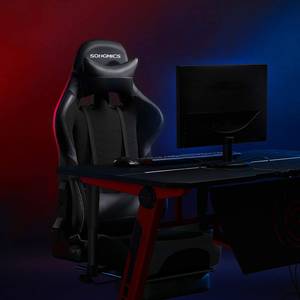 Gaming Chair Soupex Kunstleder / Stahl - Schwarz