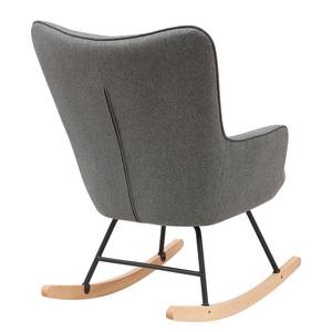 Rocking chair Vessey I Tissu - Gris