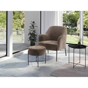 Sessel Bohemia Cord - Mit Hocker - Cord