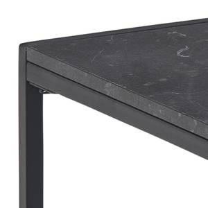 Table basse Utelle III Imitation marbre noir / Noir