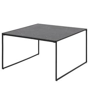 Table basse Utelle II Imitation marbre noir / Noir