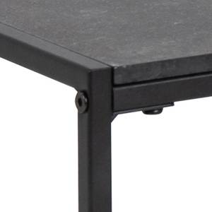 Table basse Utelle II Imitation marbre noir / Noir