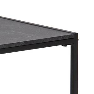 Table basse Utelle II Imitation marbre noir / Noir