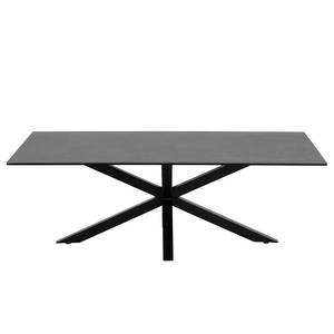 Table basse Ruffec Céramique / Métal - Noir
