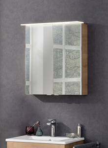 Spiegelschrank Perfekt Inklusive Beleuchtung - Asteiche Dekor - Breite: 60 cm