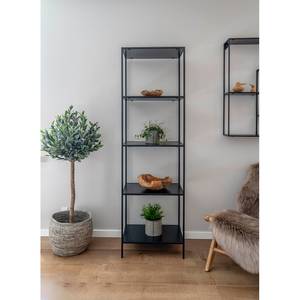 Open kast Arette II metaal - zwart - Zwart - Breedte: 51 cm