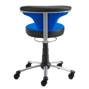 Chaise pivotante myTORRO SIT Tissage à plat et imitation cuir - Bleu