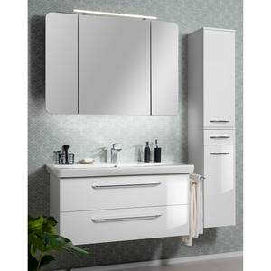 Armoire de toilette Milano Avec éclairage - Blanc - Largeur : 110 cm