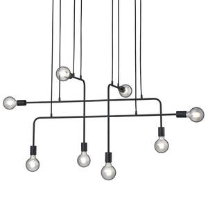 Hanglamp Connor aluminium - 8 lichtbronnen - Zwart