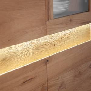 Credenza Flatwoods I Massello di quercia - Incl. illuminazione