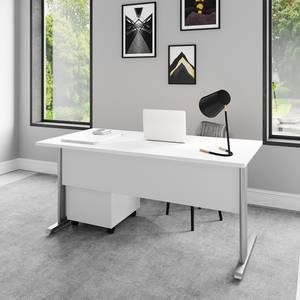 Schreibtisch Vebron II Weiß - Breite: 140 cm
