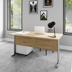 Bureau Vebron II Eikenhoutlook Artisan - Breedte: 160 cm