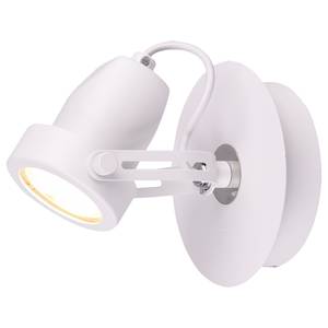 Plafondlamp Goa aluminium - 1 lichtbron - Wit