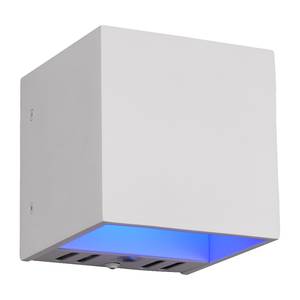 LED-Wandleuchte Figo Aluminium - 1-flammig - Weiß