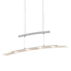 LED-hanglamp Samos I gesatineerd glas/aluminium - 4 lichtbronnen