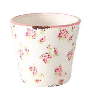 Pots de fleur Rosie (3 éléments) Faïence - Rose