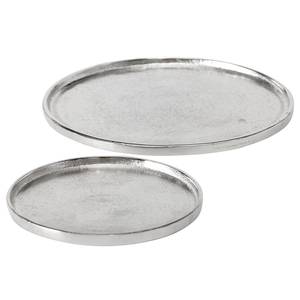 Sierborden Valomi (2-delig) aluminium - zilverkleurig