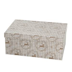 Geschenkbox Leopold (10-teilig) Papier - Beige