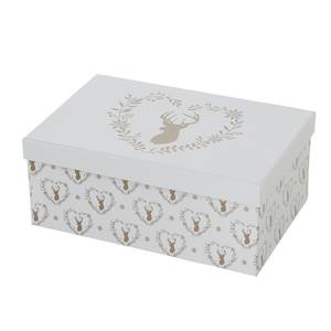 Geschenkbox Leopold (10-teilig) Papier - Beige