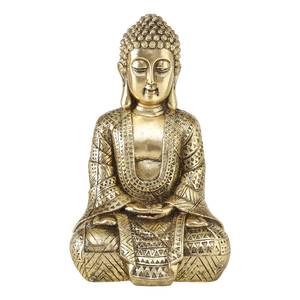 Bouddha Jarven II Résine synthétique - Doré - 13 x 30 cm