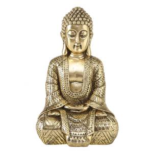 Buddha Jarven II Kunstharz - Gold - 13 x 30 cm
