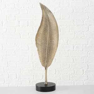 Decoratie Milava aluminium - goudkleurig - 15 x 65 cm