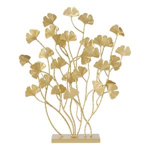 Decoratie Ginkgo ijzer - goudkleurig