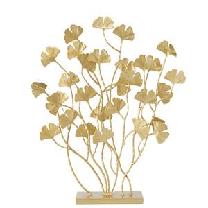 Decoratie Ginkgo ijzer - goudkleurig