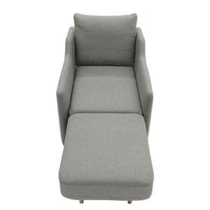 Fauteuil Monsols Tissage à plat - Gris - Largeur : 78 cm