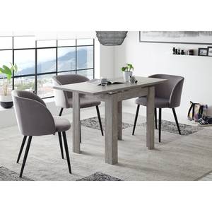 Eettafel Dracy II Concrete look - Breedte: 80 cm