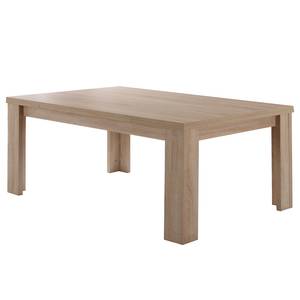 Eettafel Dracy Grof gezaagd eikenhouten look - Breedte: 180 cm