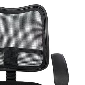 Chaise pivotante Seltz Tissu / Nylon - Noir
