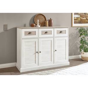 Sideboard Combree I Pinie Weiß Dekor / Eiche Antik Dekor