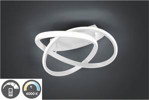 Plafonnier LED Course Polyéthylène / Aluminium - 1 ampoule - Blanc