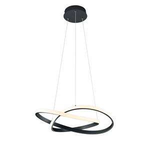 LED-hanglamp Course polyetheen/aluminium - 1 lichtbron - Zwart