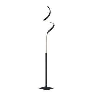 Lampadaire-LED Course Polyéthylène / Aluminium - 1 ampoule - Noir