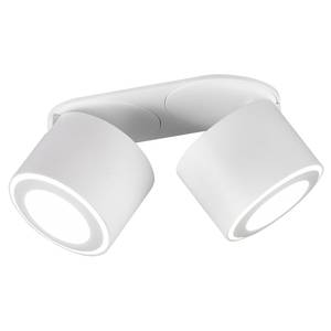 LED-Deckenleuchte Taurus Polyethylen / Aluminium - Weiß - Flammenanzahl: 2