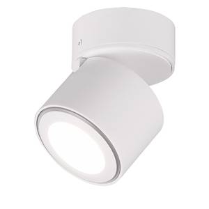 Plafonnier LED Taurus Polyéthylène / Aluminium - Blanc - Nb d'ampoules : 1