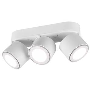 LED-Deckenleuchte Taurus Polyethylen / Aluminium - Weiß - Flammenanzahl: 3