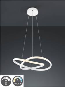 Suspension LED Course Polyéthylène / Aluminium - 1 ampoule - Blanc