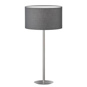 Lampe Pina Tissu mélangé / Fer - 1 ampoule - Taupe