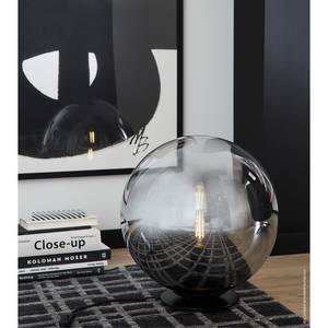 Lampe Mirror Verre fumé / Fer - 1 ampoule - Diamètre : 30 cm