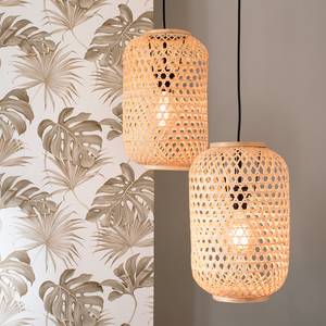 Hanglamp Calla I rotan/ijzer - 1 lichtbron - Beige