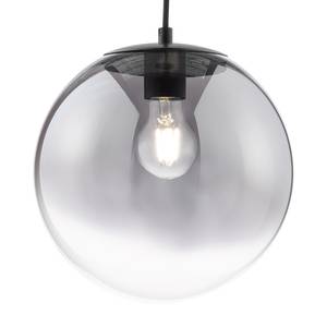 Hanglamp Mirror rookglas/ijzer - 1 lichtbron - Diameter: 25 cm