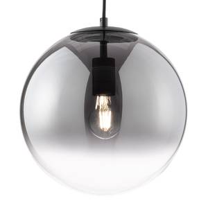 Hanglamp Mirror rookglas/ijzer - 1 lichtbron - Diameter: 30 cm