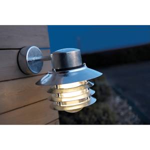 Wandlamp Vejers transparant glas/staal - 1 lichtbron