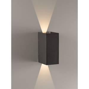 LED-wandlamp Norma staal - 2 lichtbronnen