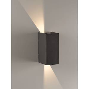 LED-wandlamp Norma staal - 2 lichtbronnen