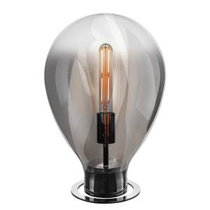 Tafellamp Bolha II rookglas/staal - 1 lichtbron